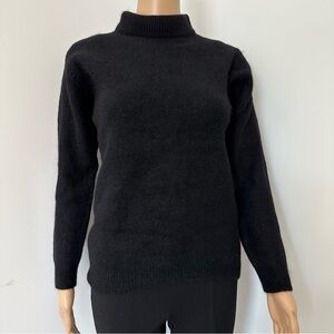 VINTAGE Angora and Lambswool Mock Neck Sweater